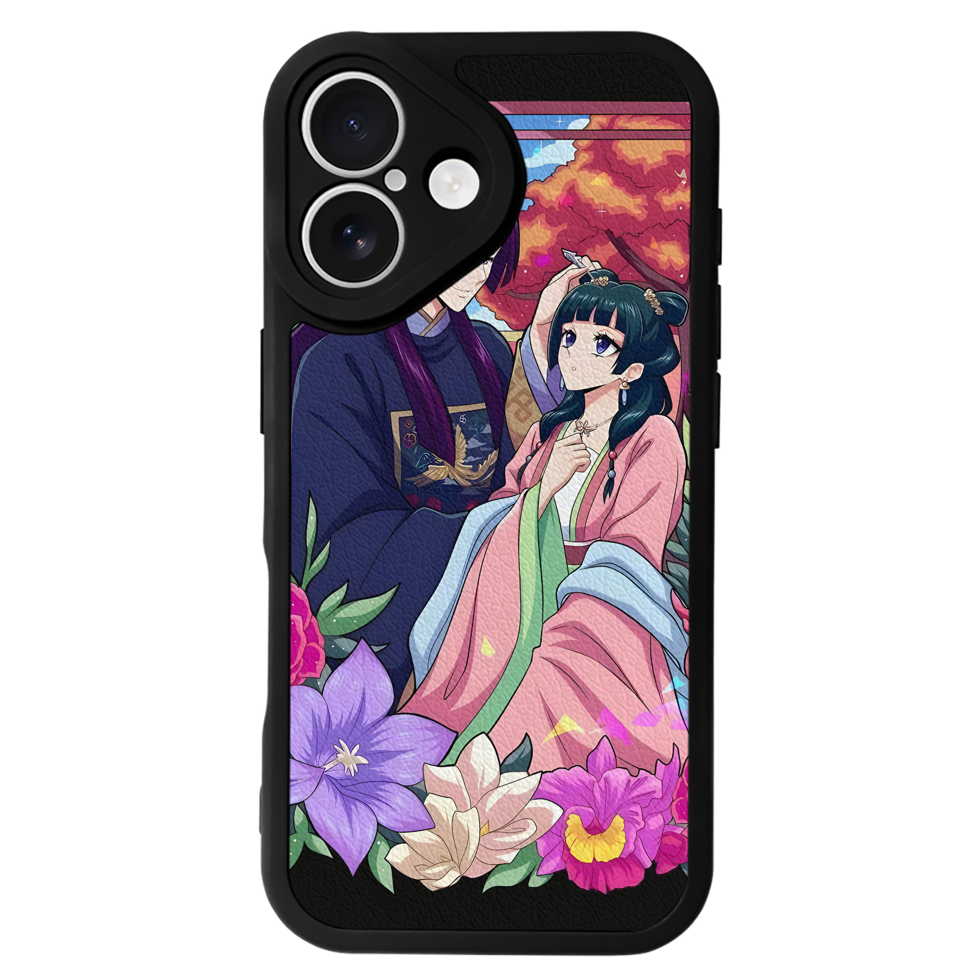 （画像用） 薬屋のひとりごと The Apothecary Diaries 【iPhone 16シリーズ対応】シリコンスマホケース（レザー調） 材質：シリコン
